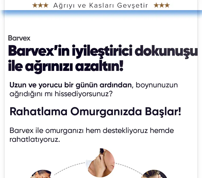 Barvex Boyun Askısı - Resmi Satış Sitesi - Kampanya Görseli 12