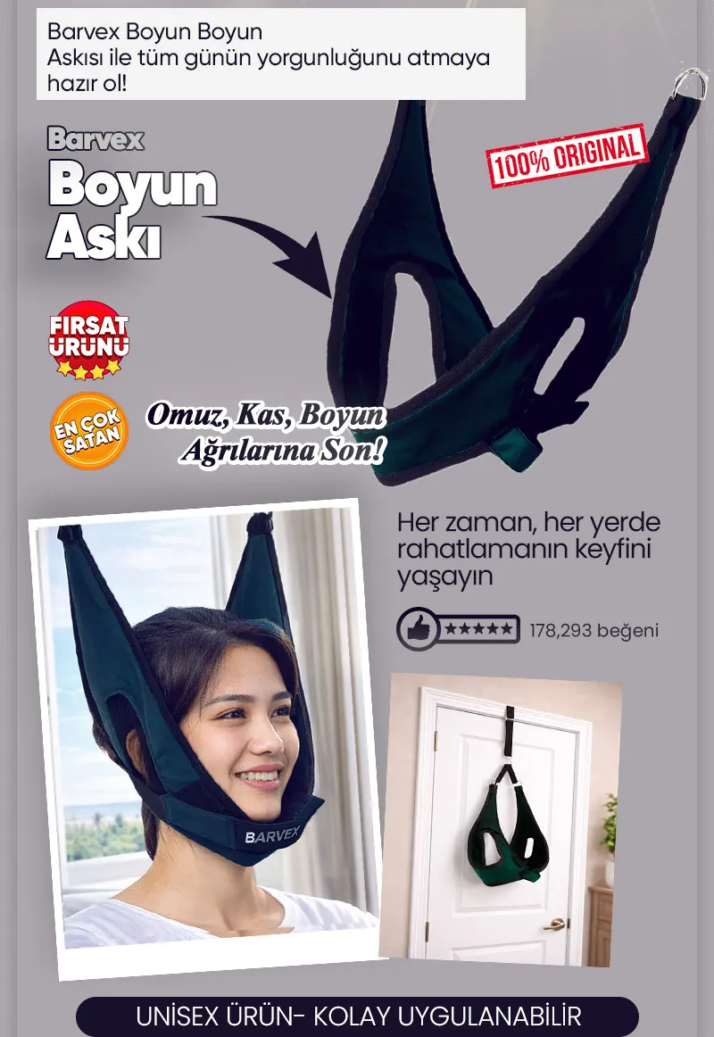 Barvex Boyun Askısı - Resmi Satış Sitesi - Kampanya Görseli 3